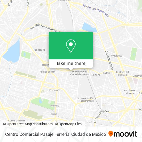 Mapa de Centro Comercial Pasaje Ferreria