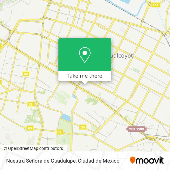 Mapa de Nuestra Señora de Guadalupe