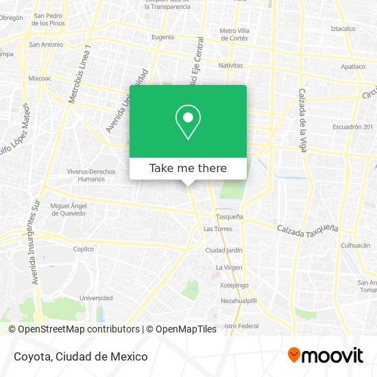 Mapa de Coyota