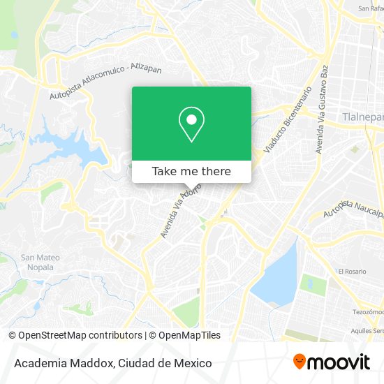 How to get to Academia Maddox in Atizapán De Zaragoza by Bus?