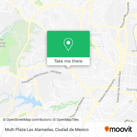 Mapa de Multi Plaza Las Alamedas