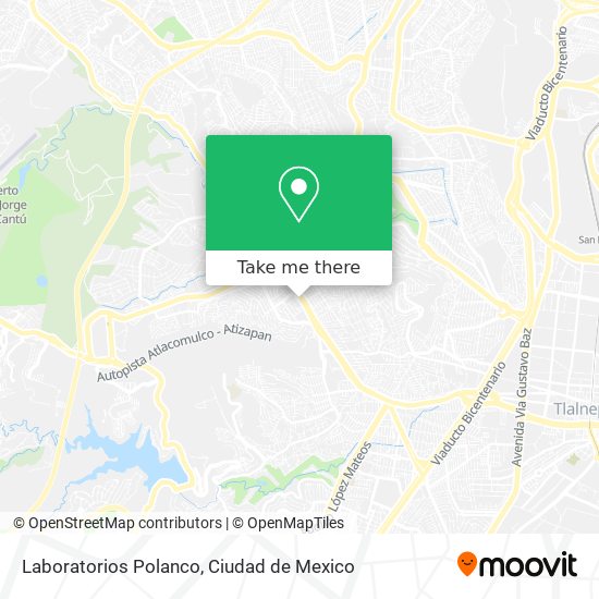 Laboratorios Polanco map