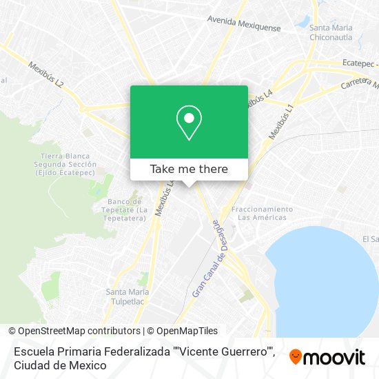 Escuela Primaria Federalizada ""Vicente Guerrero"" map