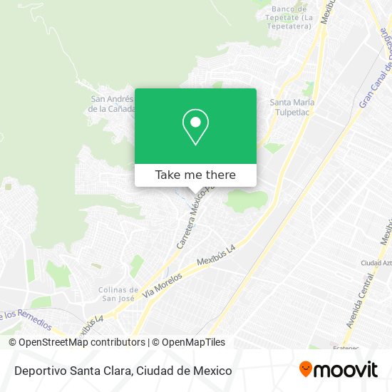 Deportivo Santa Clara map
