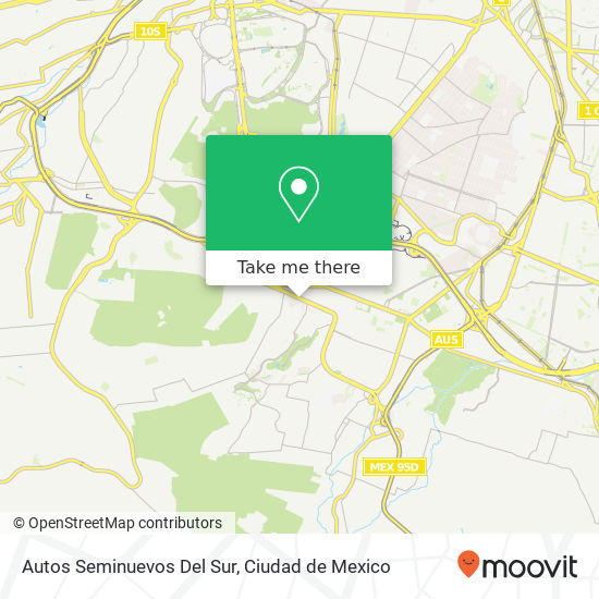 Autos Seminuevos Del Sur map
