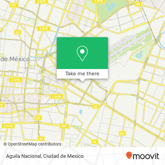 Aguila Nacional map