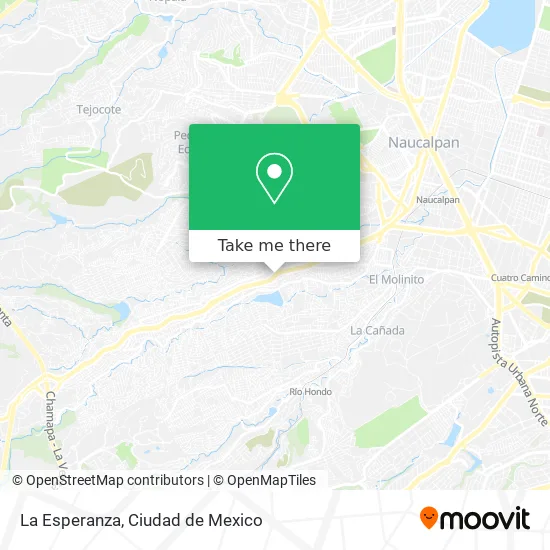 La Esperanza map