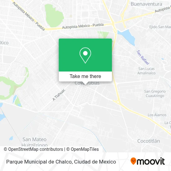 Parque Municipal de Chalco map
