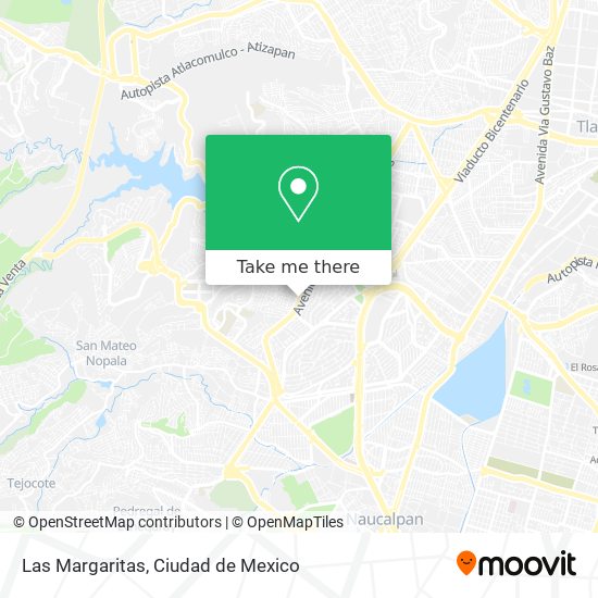 Mapa de Las Margaritas