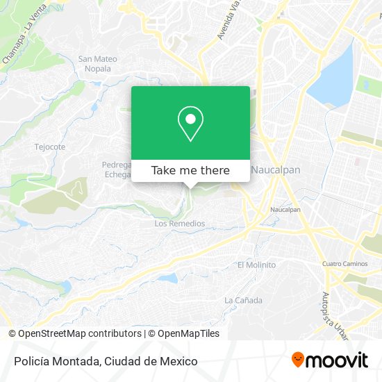 Mapa de Policía Montada