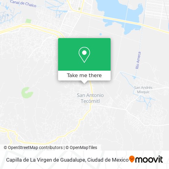 Capilla de La Virgen de Guadalupe map