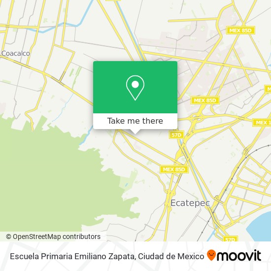 Escuela Primaria Emiliano Zapata map