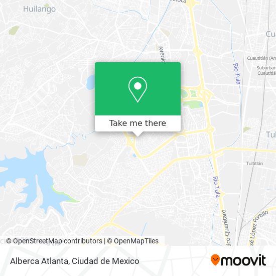 Alberca Atlanta map