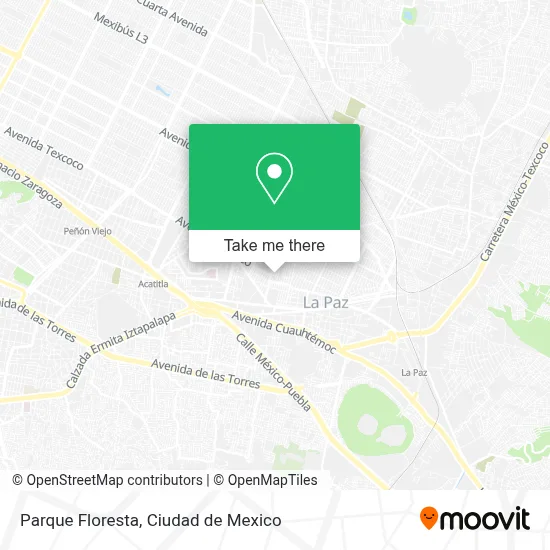 Parque Floresta map