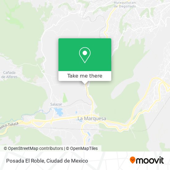 Mapa de Posada El Roble