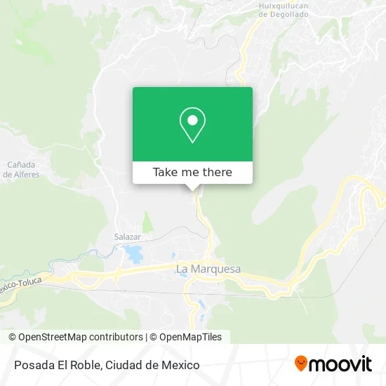 Posada El Roble map