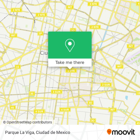 Parque La Viga map