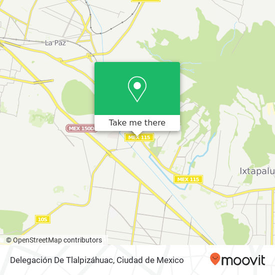 Delegación De Tlalpizáhuac map