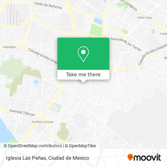 Iglesia Las Peñas map