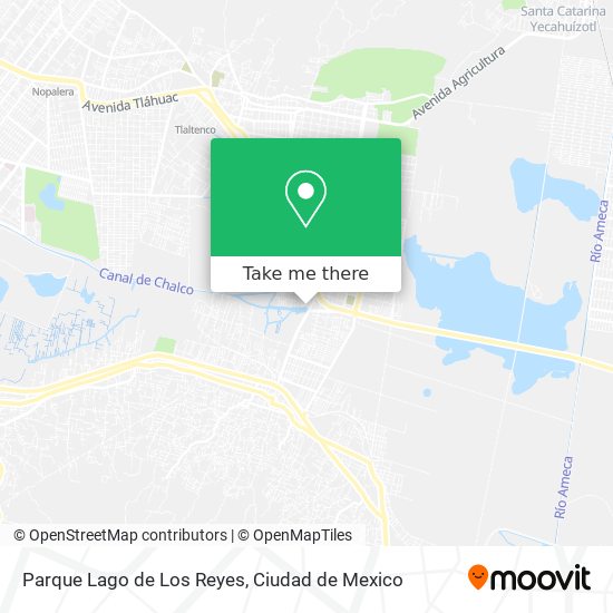 Parque Lago de Los Reyes map