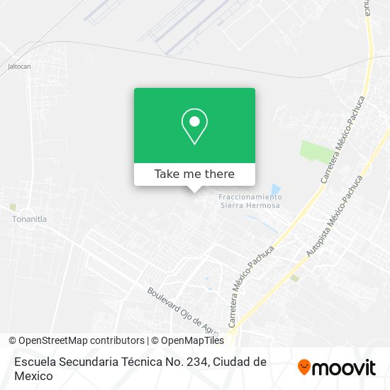 Escuela Secundaria Técnica No. 234 map