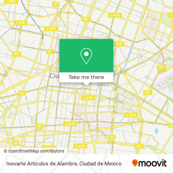 Inovarte Articulos de Alambre map