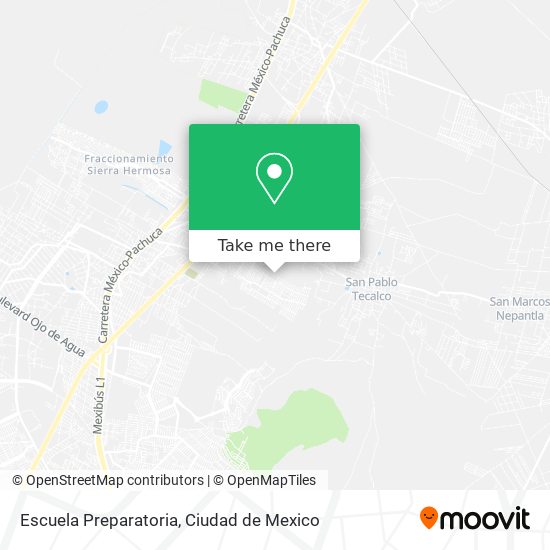 Escuela Preparatoria map