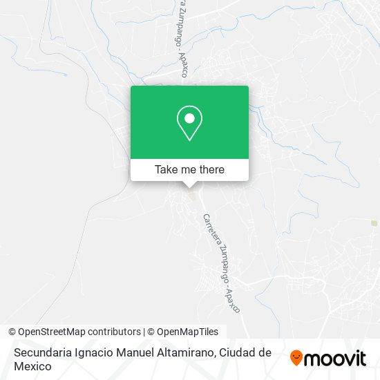 Secundaria Ignacio Manuel Altamirano map