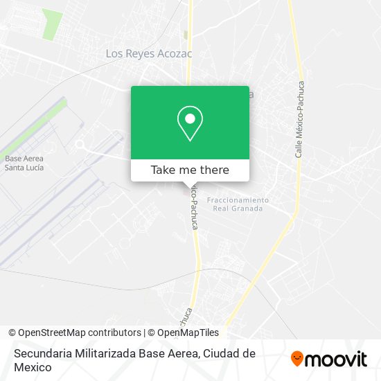 Mapa de Secundaria Militarizada Base Aerea