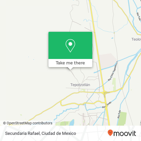 Secundaria Rafael map