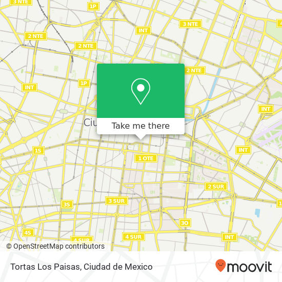 Tortas Los Paisas map