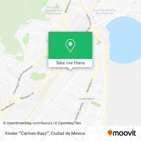 Mapa de Kinder ""Carmen Baez""