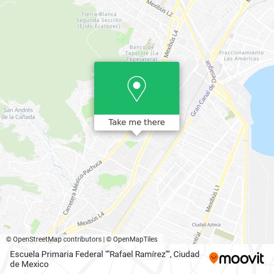 Escuela Primaria Federal ""Rafael Ramírez"" map