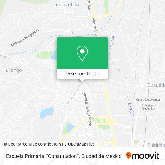 Mapa de Escuela Primaria ""Constitucion""