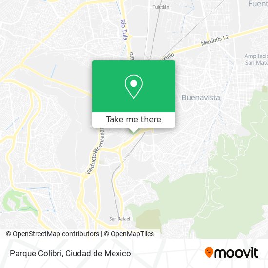 Parque Colibri map