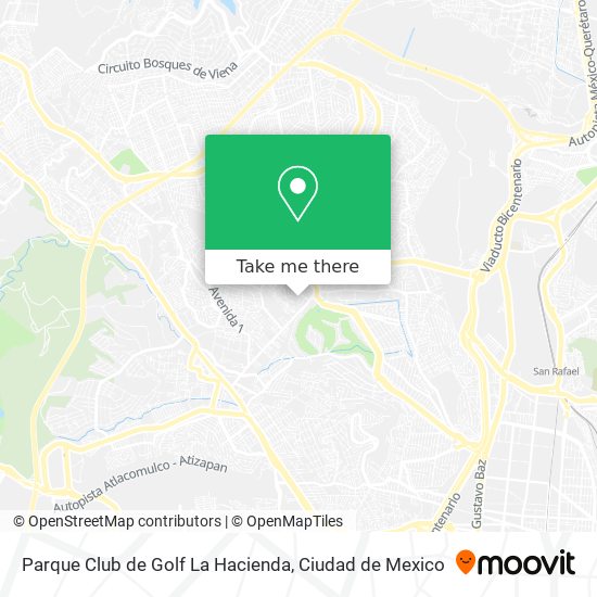 How to get to Parque Club de Golf La Hacienda in Nicolás Romero by Bus or  Metro?