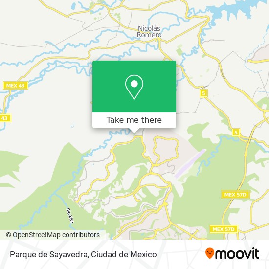 Mapa de Parque de Sayavedra
