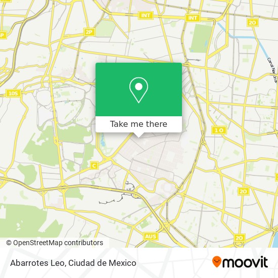 Abarrotes Leo map