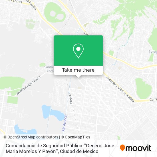 Comandancia de Seguridad Pública ""General José Maria Morelos Y Pavón"" map