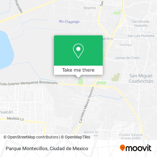 Parque Montecillos map