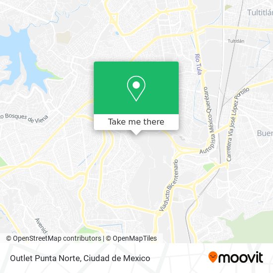 Outlet Punta Norte map