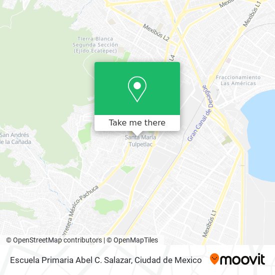 Mapa de Escuela Primaria Abel C. Salazar