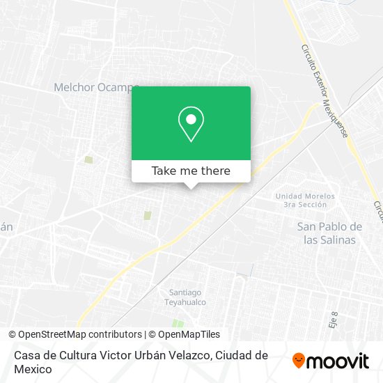 Mapa de Casa de Cultura Victor Urbán Velazco