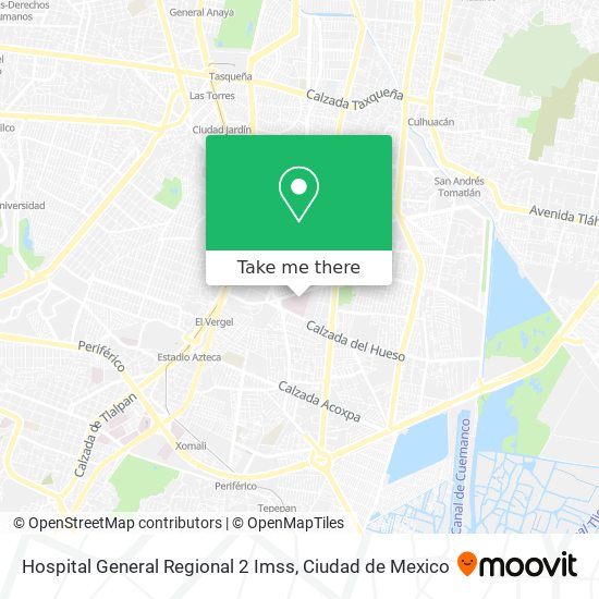 Hospital General Regional 2 Imss map