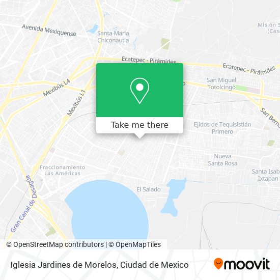 Mapa de Iglesia Jardines de Morelos