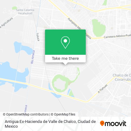 Antigua Ex-Hacienda de Valle de Chalco map