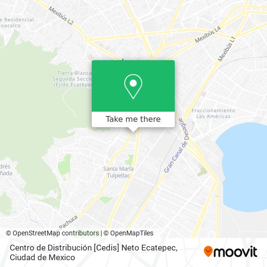 Centro de Distribución [Cedis] Neto Ecatepec map