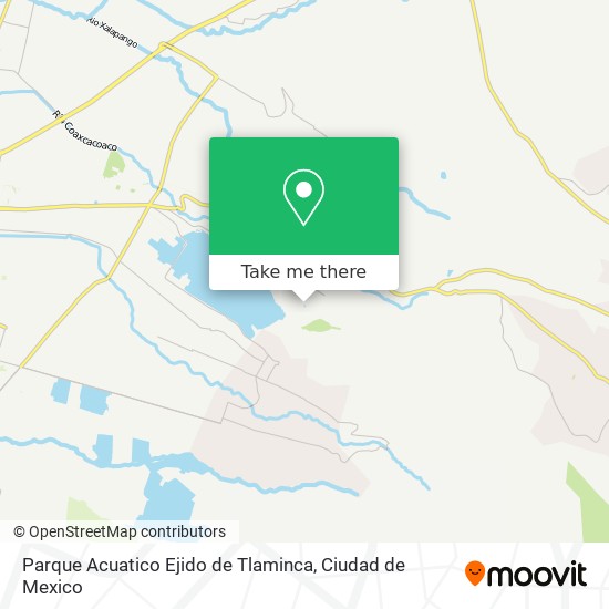 Parque Acuatico Ejido de Tlaminca map