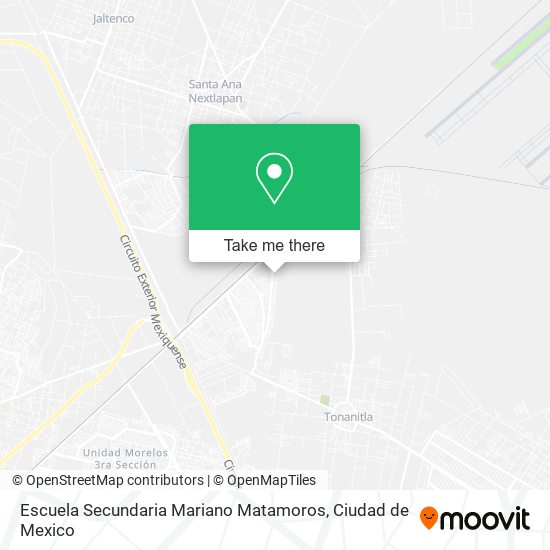 Mapa de Escuela Secundaria Mariano Matamoros