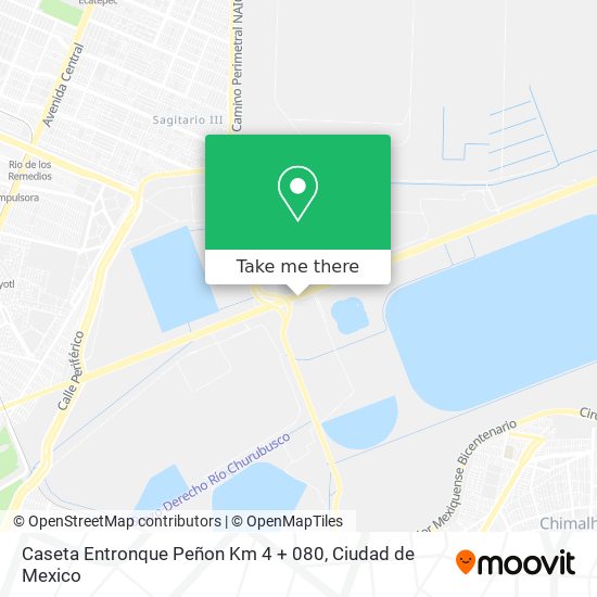 Caseta Entronque Peñon Km 4 + 080 map